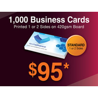 1,000 x Business Cards - 420gsm 
