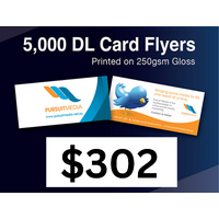 5,000 x DL Card Flyers