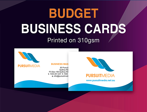 Budget Business Cards - 310gsm