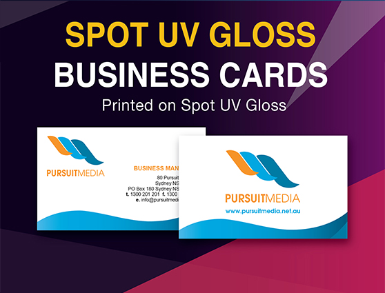Business Cards - Spot UV Gloss 