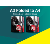 A3 Folded to A4
