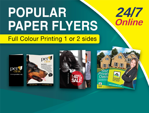 Paper Flyers - 150gsm gloss